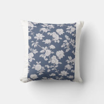 Navy Floral kussen