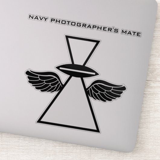 Navy Fotograaf's Mate IFGA / wings Vinyl Sticker (Detail)
