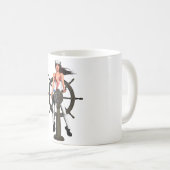 Navy Girl Koffiemok (Voorkant rechts)