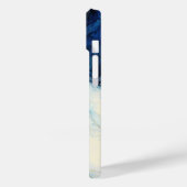 Navy Gold Alcohol Ink Waterverf Splash Wash Trend Case-Mate iPhone Case (Achterkant / Links)