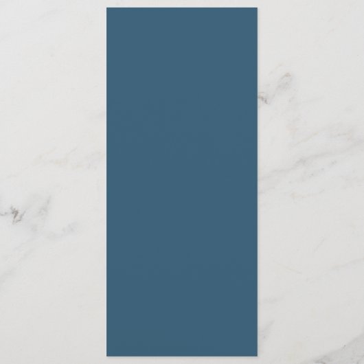 Navy Gold bruiloft Programma (Achterkant)