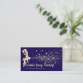 Navy Gold Mobile Body Paint Tan Spray Visitekaartje (Staand voorkant)