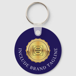 Navy Goud Vastgoed Logo Promo Sleutelhangers
