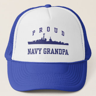 Navy Grandpa Trucker Pet