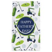 Navy & Green Golf gepersonaliseerd Klein Cadeauzakje (Voorkant)