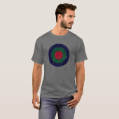 Navy Green Red Roundel T-shirt (Voorkant volledig)