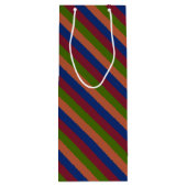 Navy Green Wijn Cadeautas (Achterkant)