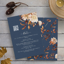 Navy Herfst Details Informatiekaartje