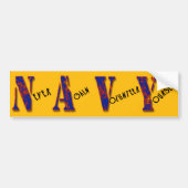 NAVY JOKE BUMPERSTICKER (Voorkant)