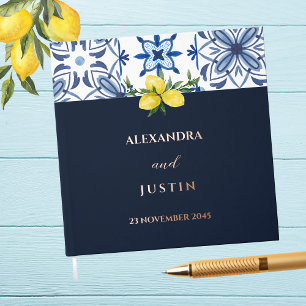 Navy Lemon Italien Méditerranéen Mariage