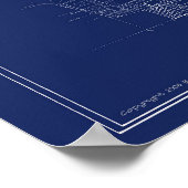 Navy Light Cruiser Little Rock Blueprint Poster (Hoek)