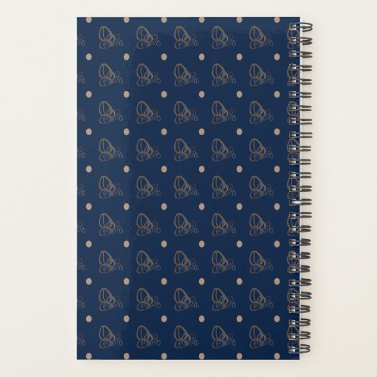 Navy Machiato Planner (Achterkant)