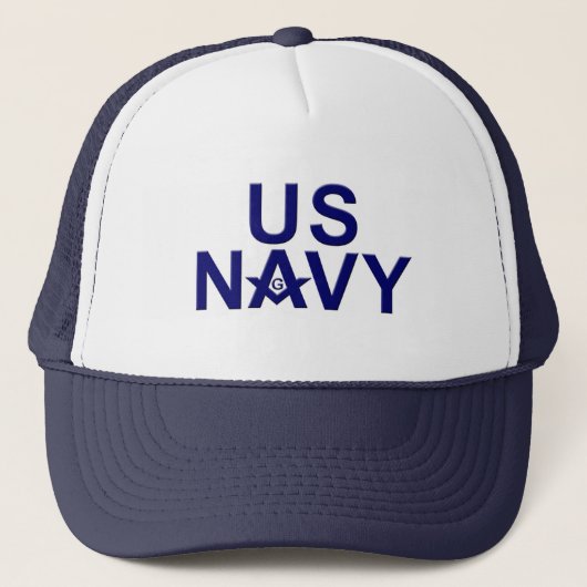 Navy Masons Trucker Pet (Voorkant)