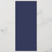 Navy/Midnight - Damask Menu Kaarten (Achterkant)