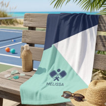 Navy Mint Kust Zomer Pickleball Naam