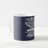 NAVY MOM KOFFIEMOK (Voorkant links)