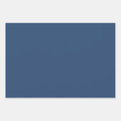 Navy Moroccan Arabesque Pattern Inpakpapier Vel (Voorkant 3)