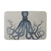 Navy Nautical Steampunk Octopus  Kraken Badmat (Voorkant)