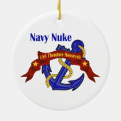 Navy Nuke USS Theodore Roosevelt Keramisch Ornament (Achterkant)