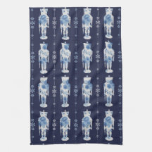 Navy Nutkraker Kitchen Towel