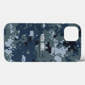 Navy NWU Camouflage  Case-Mate iPhone Case (Achterkant (horizontaal))