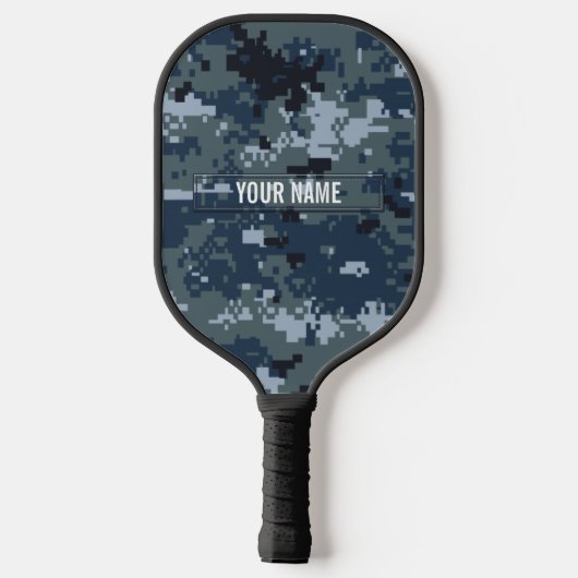 Navy NWU Camouflage  Pickleball Paddle (Achterkant)