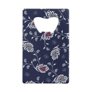 Navy Paisley : Design Motif élégant.