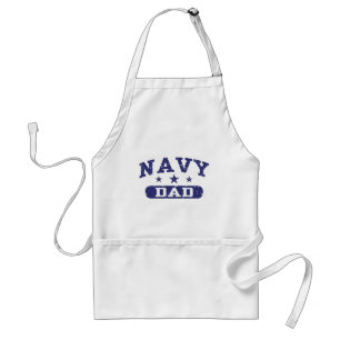 Navy Pap Standaard Schort