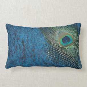 Navy Peacock Kussen