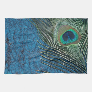 Navy Peacock Theedoek