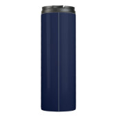 Navy Personalized Text Mrs Name Thermosbeker (Achterkant)