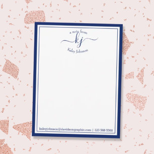 Navy Personalized Van het bureau van de Kaart va