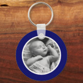Navy Photo Sleutelhanger (Voorkant)