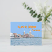 Navy Pier - Chicago Illinois Briefkaart (Staand voorkant)