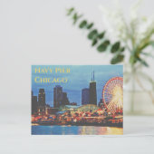 Navy Pier Chicago, Illinois Carte postale (Debout devant)