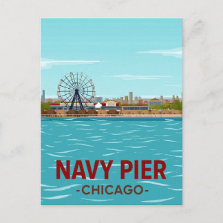 Navy Pier: Chicago Lakefront Fun Briefkaart