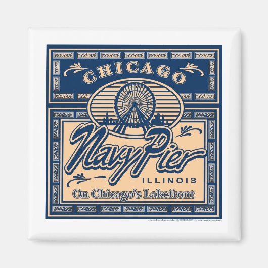 Navy Pier Chicago Magneet (Voorkant)