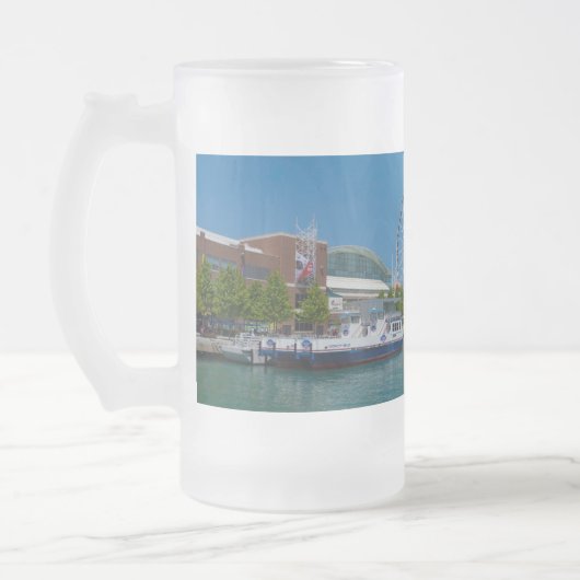 Navy Pier Frosted Mok (Links)