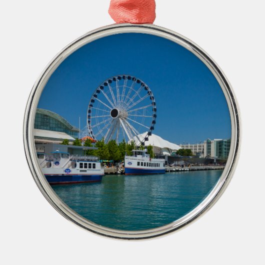 Navy Pier Metalen Ornament (Voorkant)