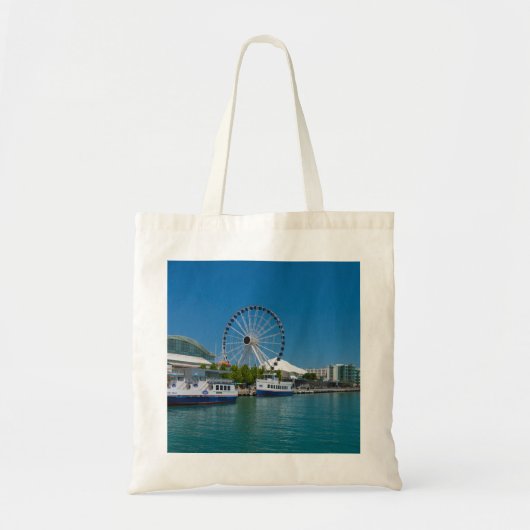 Navy Pier Tote Bag (Voorkant)
