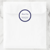 Navy Polka Dot Sticker (Tas)