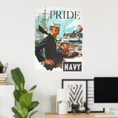  Navy Pride Poster (Thuiskantoor)
