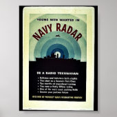 Navy Radar Poster (Voorkant)