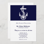 Navy Retirement Kaart (Voorkant / Achterkant)