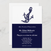 Navy Retirement Kaart (Voorkant / Achterkant)