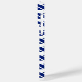 Navy Rope Stripes Nautische achtergrond Case-Mate iPhone Case (Achterkant / Links)