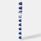 Navy Rope Stripes Nautische achtergrond Case-Mate iPhone Case (Achterkant / Rechts)