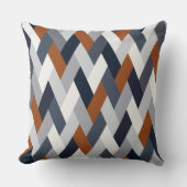 Navy Rust geometrie VI Kussen (Voorkant)