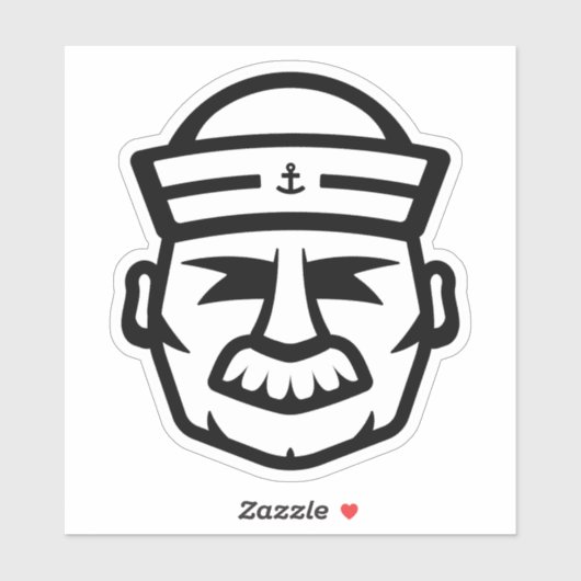 Navy Sailor Sticker (Vel)