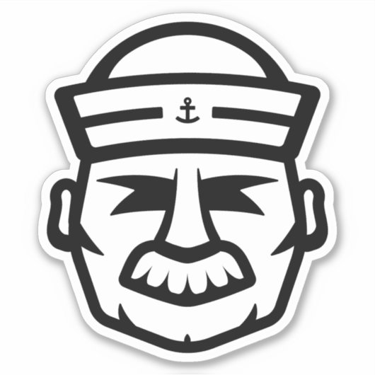 Navy Sailor Sticker (Voorkant)
